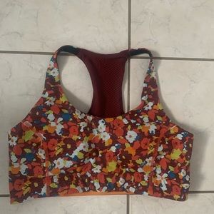 Outdoor Voices Sports Bra - Paprika Blooms